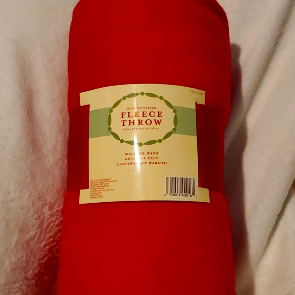 Fleece throw